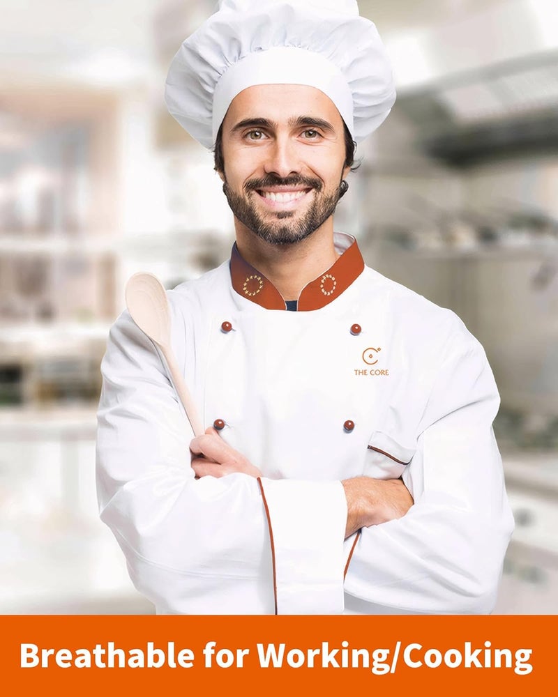 Xeoxarel Chef's Hats Adjustable Elastic Baker Kitchen Cooking Chef Cap for Adult/Kids - Image 2